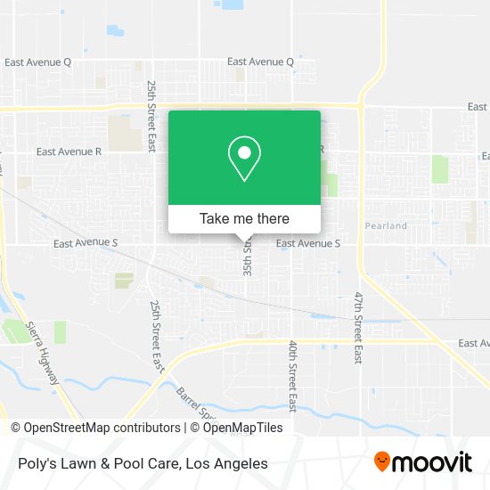 Mapa de Poly's Lawn & Pool Care