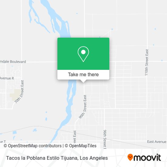 Tacos la Poblana Estilo Tijuana map