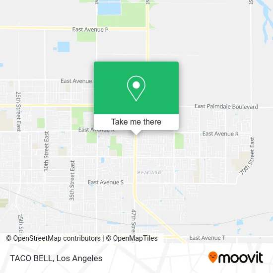 TACO BELL map