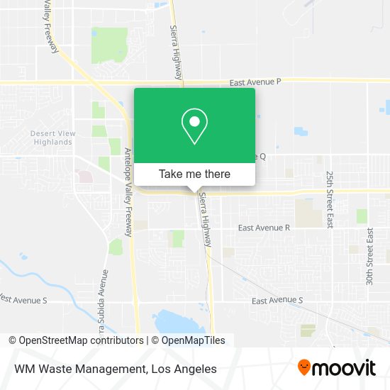 WM Waste Management map