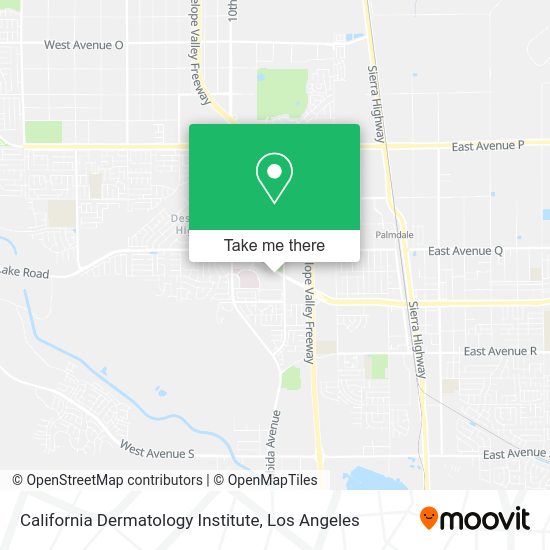 California Dermatology Institute map