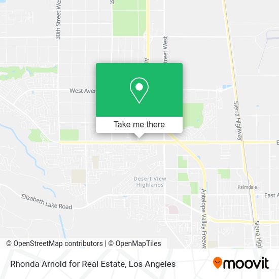 Rhonda Arnold for Real Estate map
