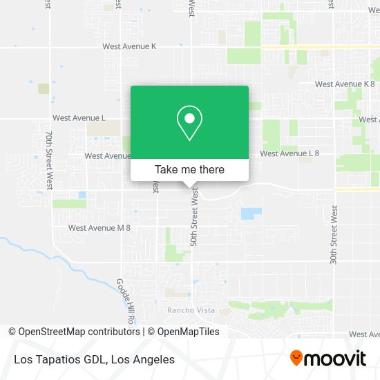 Los Tapatios GDL map