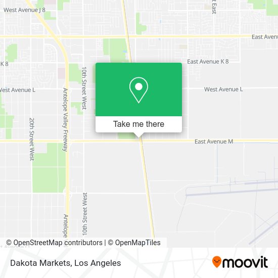 Mapa de Dakota Markets