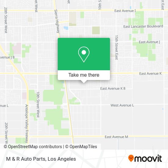 Mapa de M & R Auto Parts