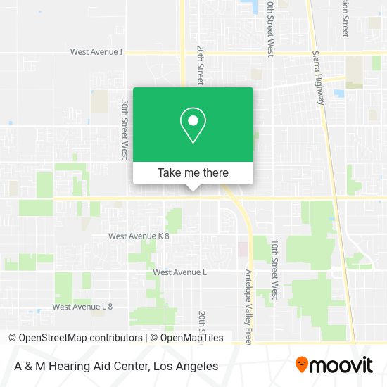 A & M Hearing Aid Center map