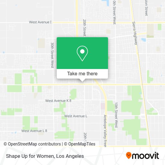 Mapa de Shape Up for Women