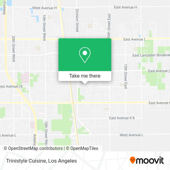 Trinistyle Cuisine map