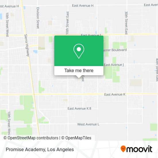 Mapa de Promise Academy