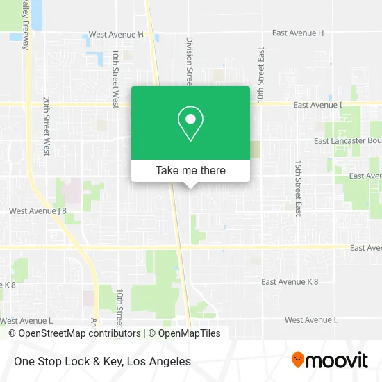 One Stop Lock & Key map