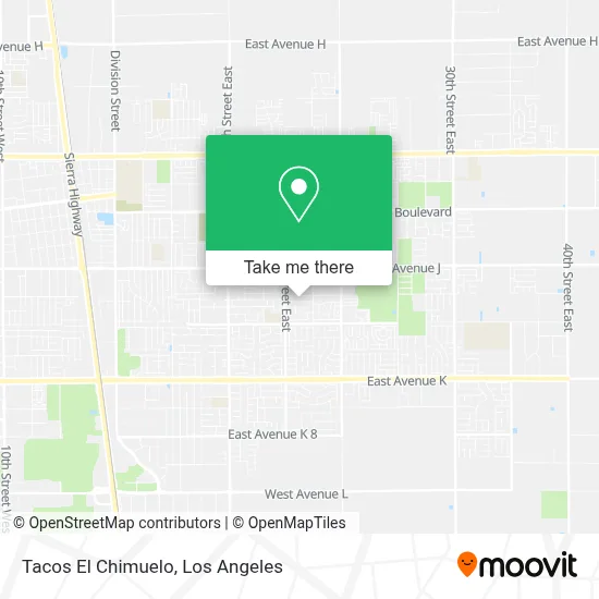Tacos El Chimuelo map