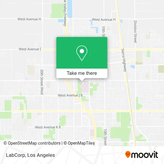 LabCorp map