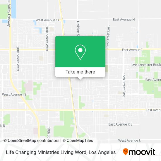 Mapa de Life Changing Ministries Living Word