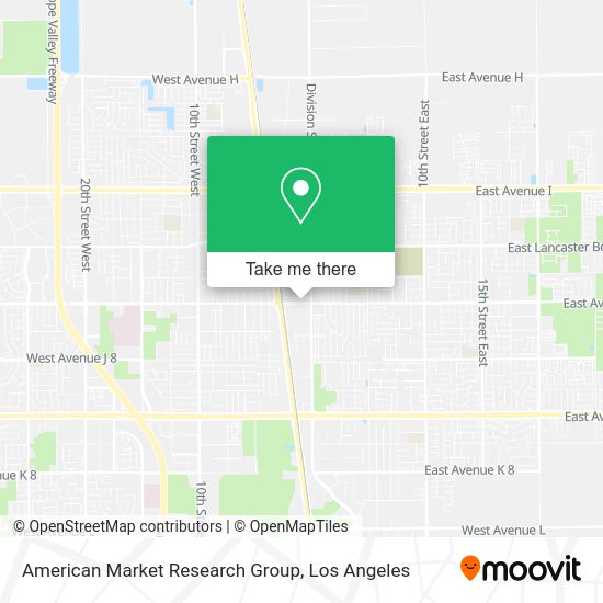 American Market Research Group map