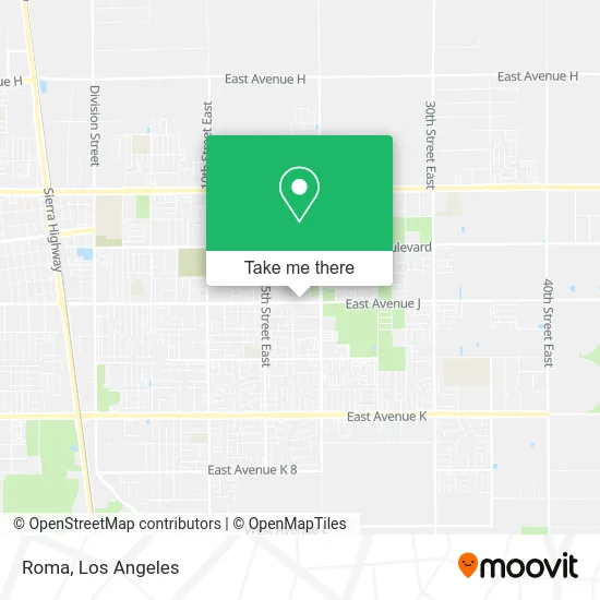 Roma map