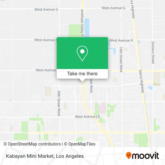 Mapa de Kabayan Mini Market