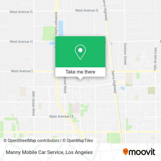 Manny Mobile Car Service map