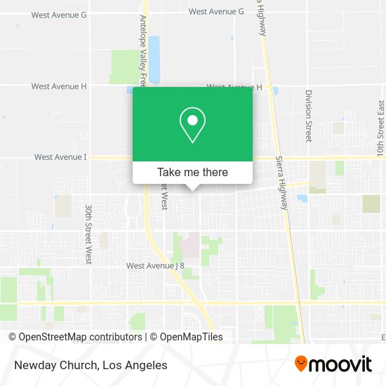 Mapa de Newday Church