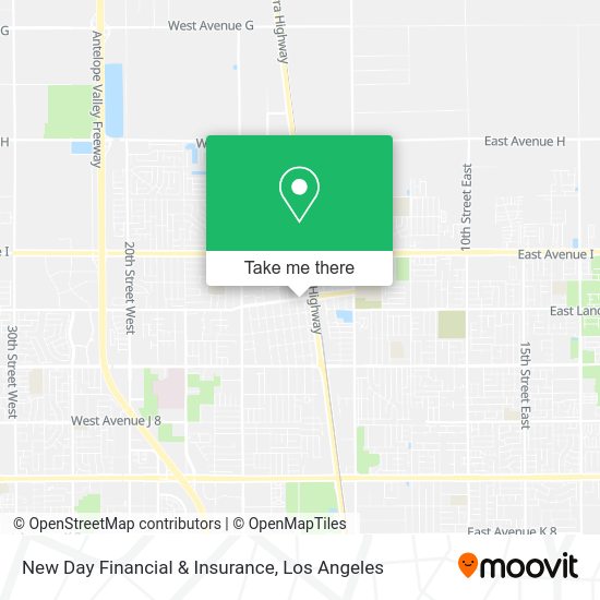 Mapa de New Day Financial & Insurance