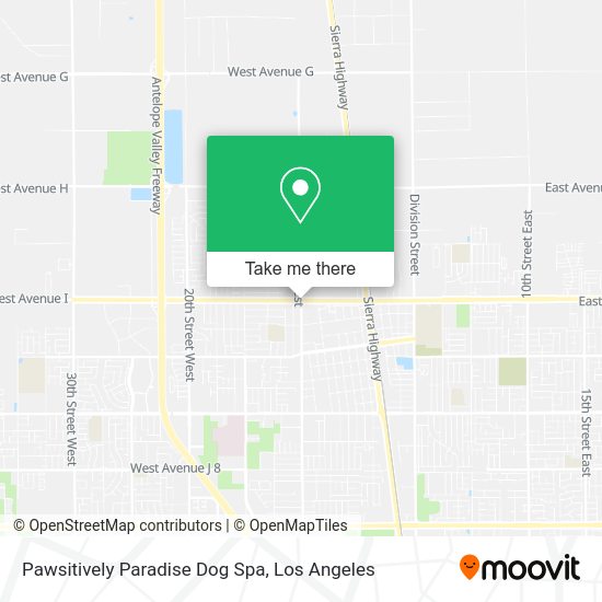 Mapa de Pawsitively Paradise Dog Spa