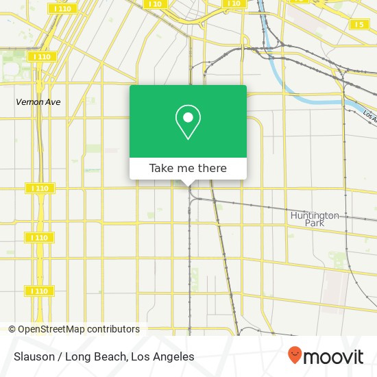 Slauson / Long Beach map