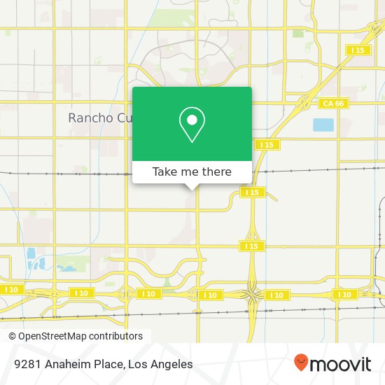 9281 Anaheim Place map
