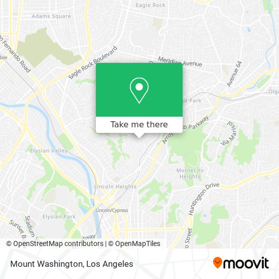 Mapa de Mount Washington