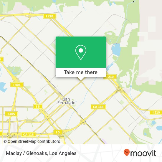 Mapa de Maclay / Glenoaks