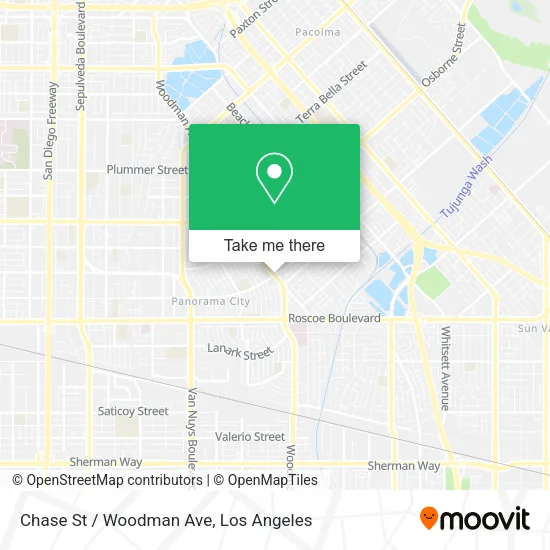 Chase St / Woodman Ave map