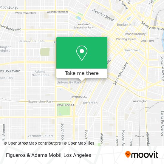 Figueroa & Adams Mobil map