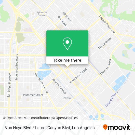 How to get to Van Nuys Blvd / Laurel Canyon Blvd in Pacoima, La by Bus or  Train?