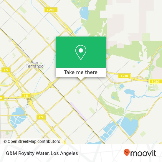 Mapa de G&M Royalty Water