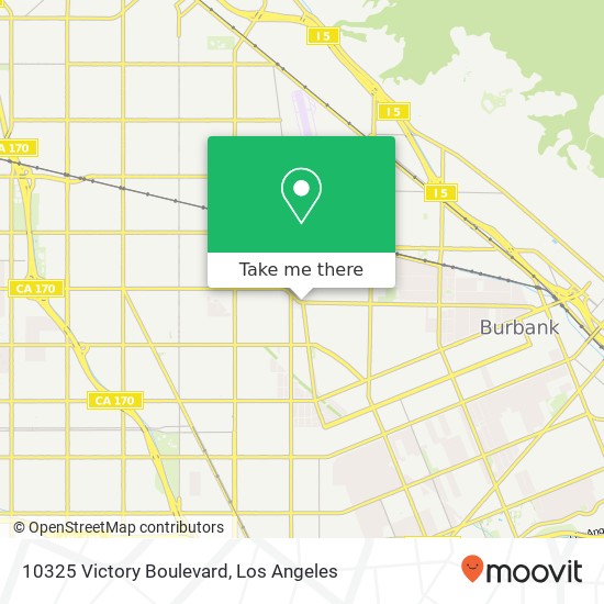 Mapa de 10325 Victory Boulevard