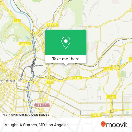 Vaughn A Starnes, MD map