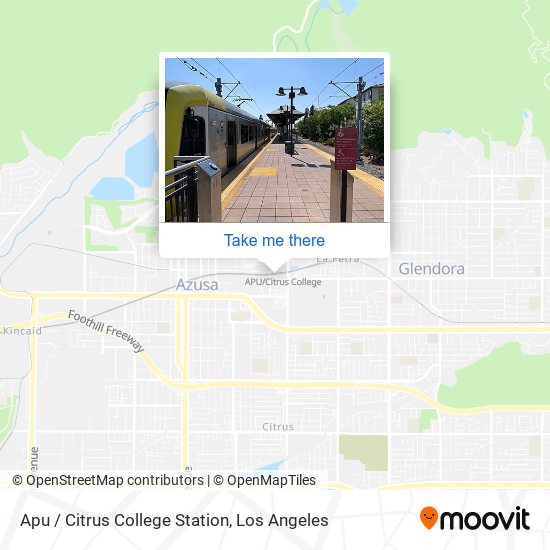 Apu / Citrus College Station map