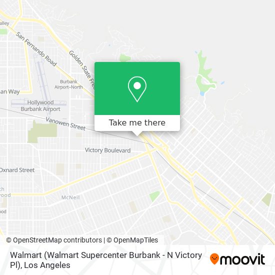 Walmart (Walmart Supercenter Burbank - N Victory Pl) map