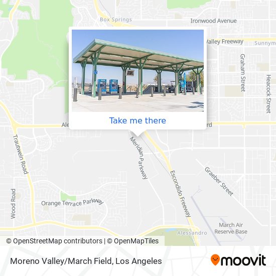 Moreno Valley/March Field map