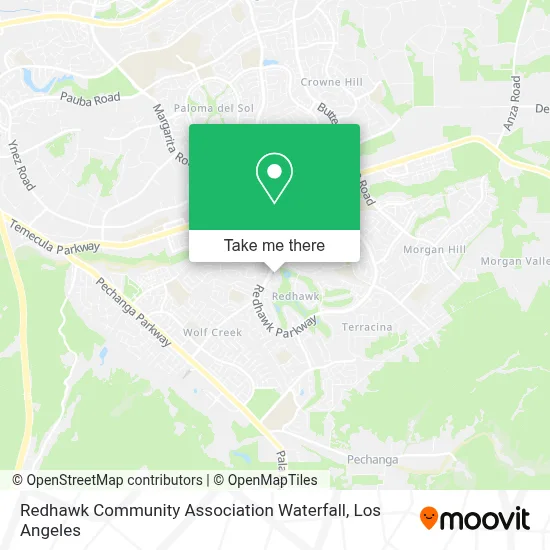 Redhawk Community Association Waterfall map