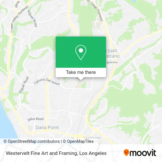 Westervelt Fine Art and Framing map
