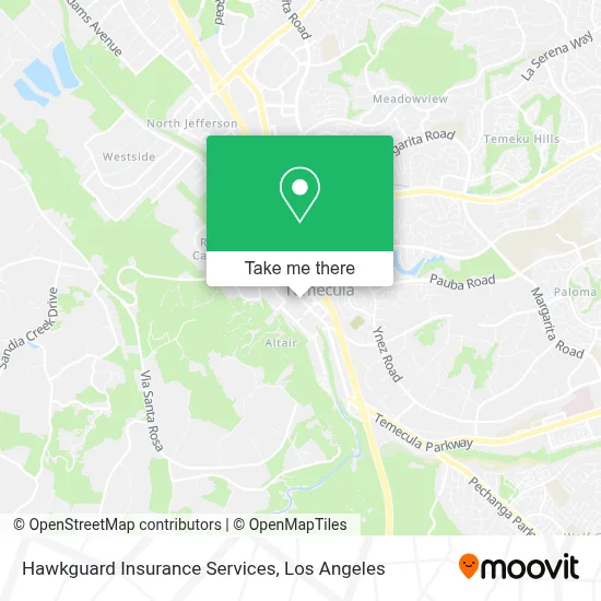 Hawkguard Insurance Services map