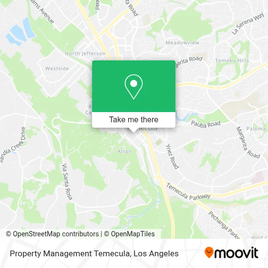 Property Management Temecula map