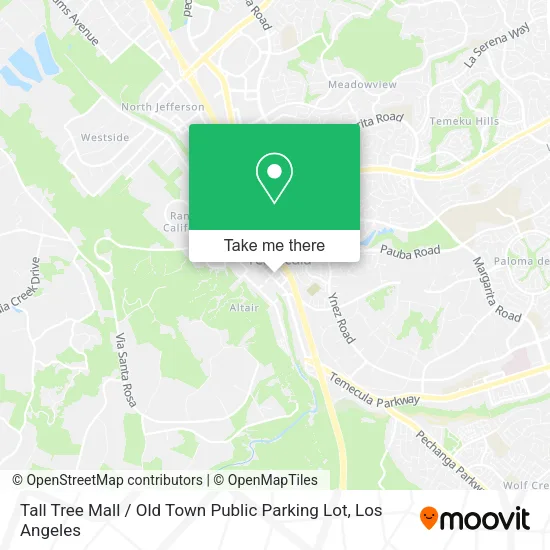 Mapa de Tall Tree Mall / Old Town Public Parking Lot