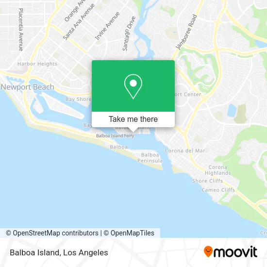 Balboa Island map