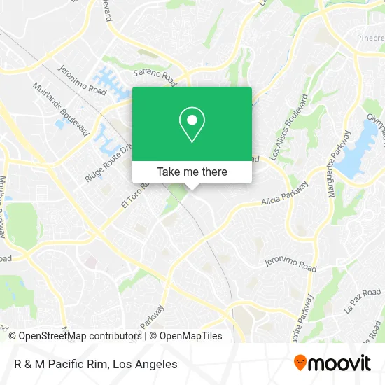 R & M Pacific Rim map