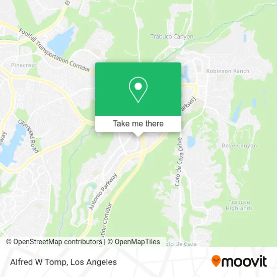 Alfred W Tomp map
