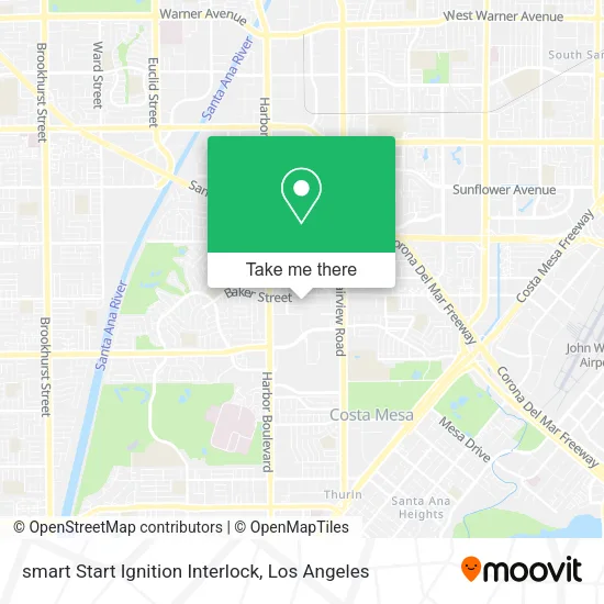 Mapa de smart Start Ignition Interlock