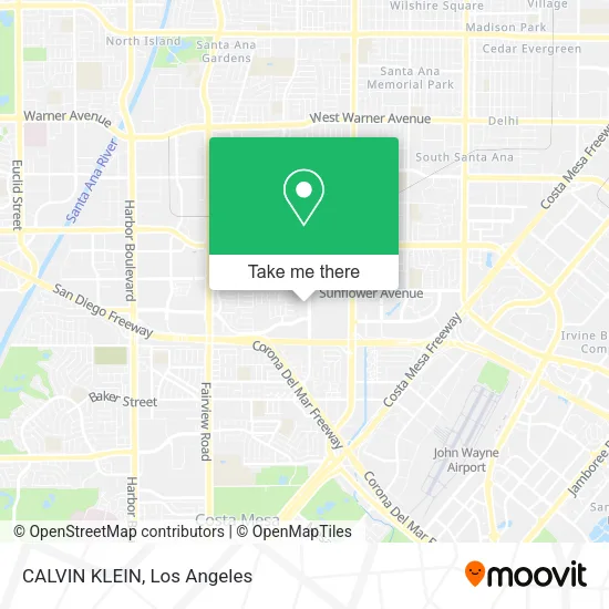 CALVIN KLEIN map