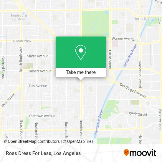 Ross Dress For Less map