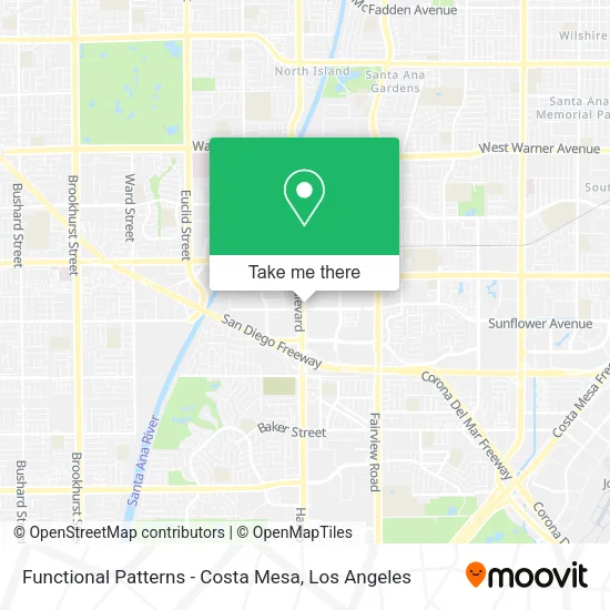 Mapa de Functional Patterns - Costa Mesa
