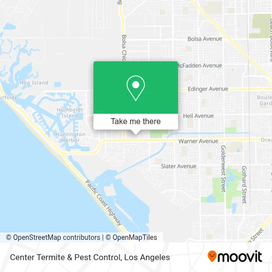 Center Termite & Pest Control map